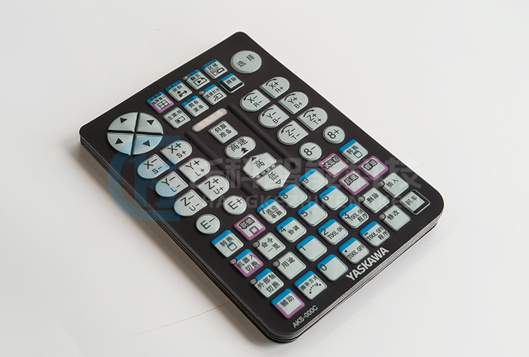 中文版安川YRC1000手持式編程器JZRCR-APP01-1按鍵貼膜AKS-000C